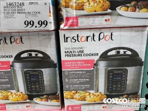 1463248
INSTANT POT DUO GOURMET 6 QUART PRESSURE COOK 
$99.99