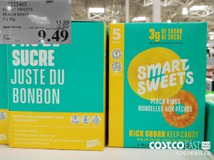 2223465
SMART SWEETS PEACH RINGS 5 x 50g 
($2.50 INSTANT SAVINGS EXPIRES ON 2021-09-26)
$9.49