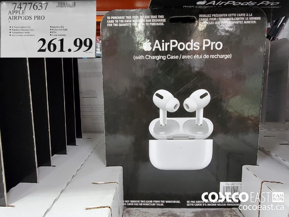 7577637 apple airpods pro 261 99 Costco East Fan Blog