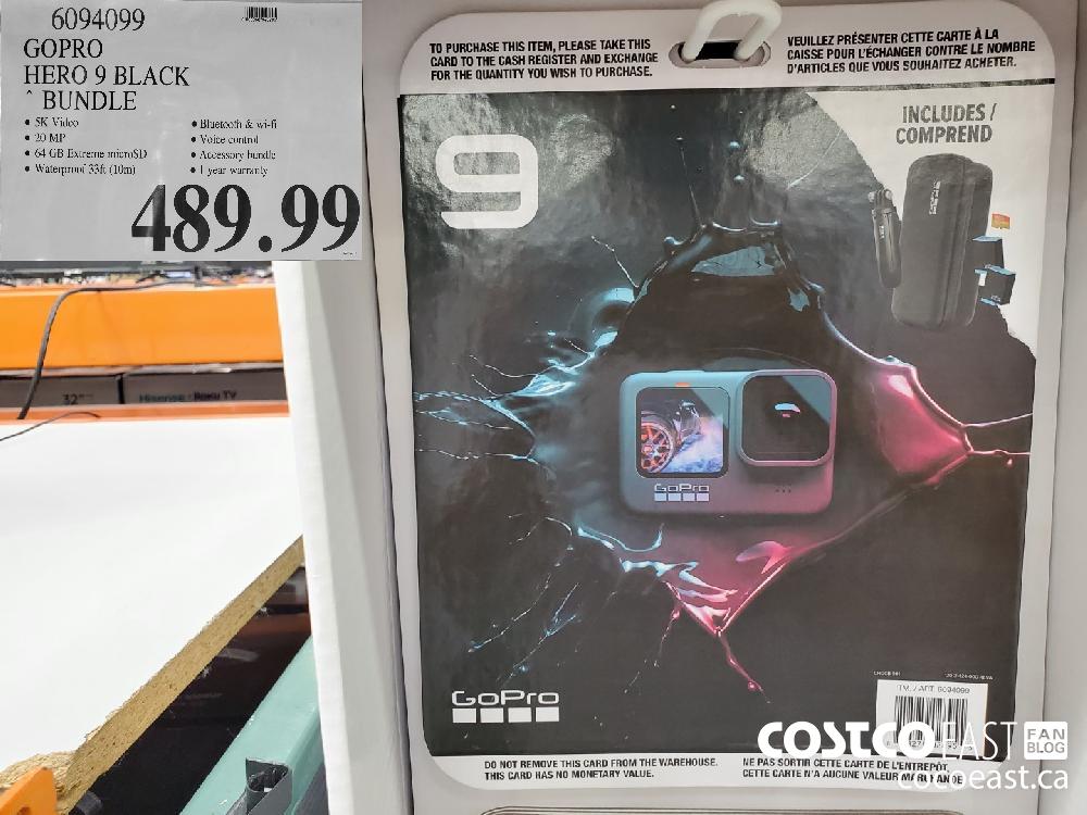 6094099 GOPRO HERO 9 BLACK ~ BUNDLE $489.99