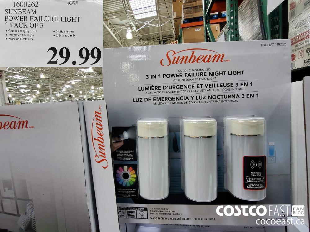 1600262 SUNBEAM POWER FAILURE LIGHT ~ PACK OF 3 $29.99