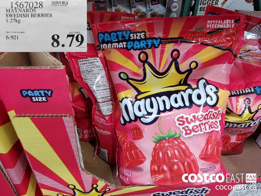 1567028 MAYNARDS SWEDISH BERRIES 1.27 KG $8.79