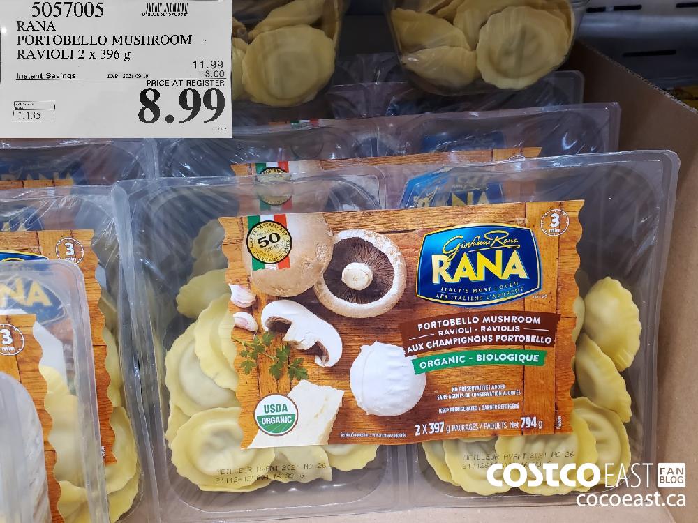 5057005 RANA PORTOBELLO MUSHROOM RAVIOLI 2 x 396 g ($3.00 INSTANT SAVINGS EXPIRES ON 2021-09-19) $8.99