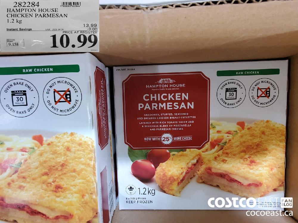 282284 HAMPTON HOUSE CHICKEN PARMESAN 1.2 kg ($3.00 INSTANT SAVINGS EXPIRES ON 2021-09-26) $10.99