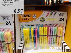 5997777
BIC BRITE LINER HIGHLIGHTERS PACK OF 24 
$6.97