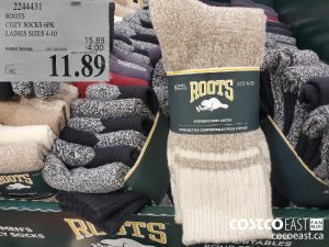 2244431
ROOTS COZY SOCKS 6PK LADIES SIZES 4-10 
($4.00 INSTANT SAVINGS EXPIRES ON 2021-09-26)
$11.89