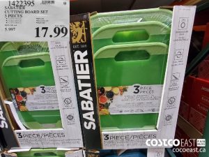 1422395
SABATIER CUTTING BOARD SET 3 PIECES 
$17.99