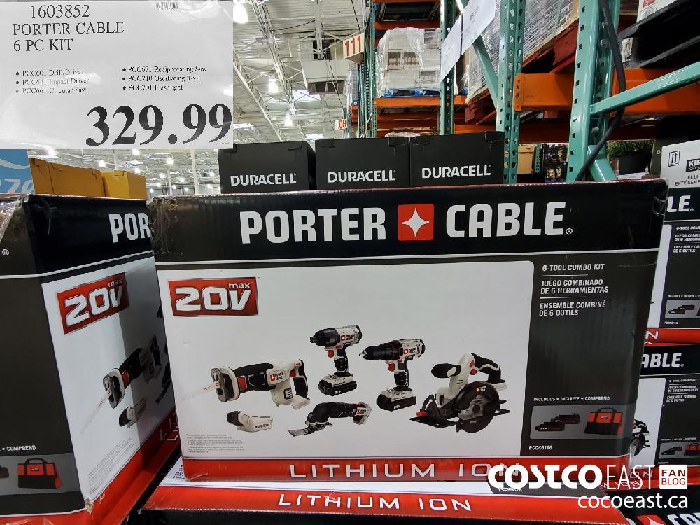 Porter cable 6 best sale tool combo kit costco