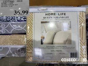 1537560
HOME + LIFE DUVET COVER SET QUEEN - 3 PC. 
$36.99