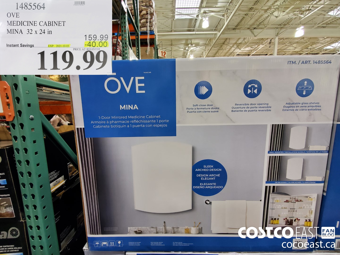 Ove medicine cabinet deals costco