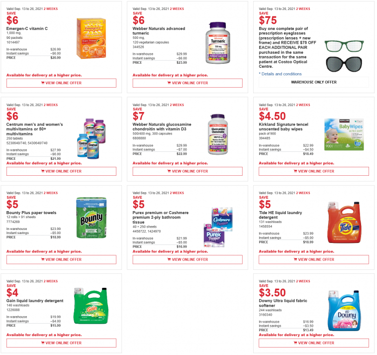 Costco weekend Sales Sept 24th - 26th 2021 – Ontario, Quebec & Atlantic ...