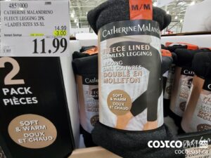 Catherine malandrino fleece lined leggings sales