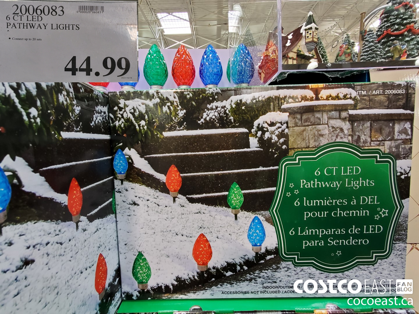 Costco 6 ct led shop pathway lights