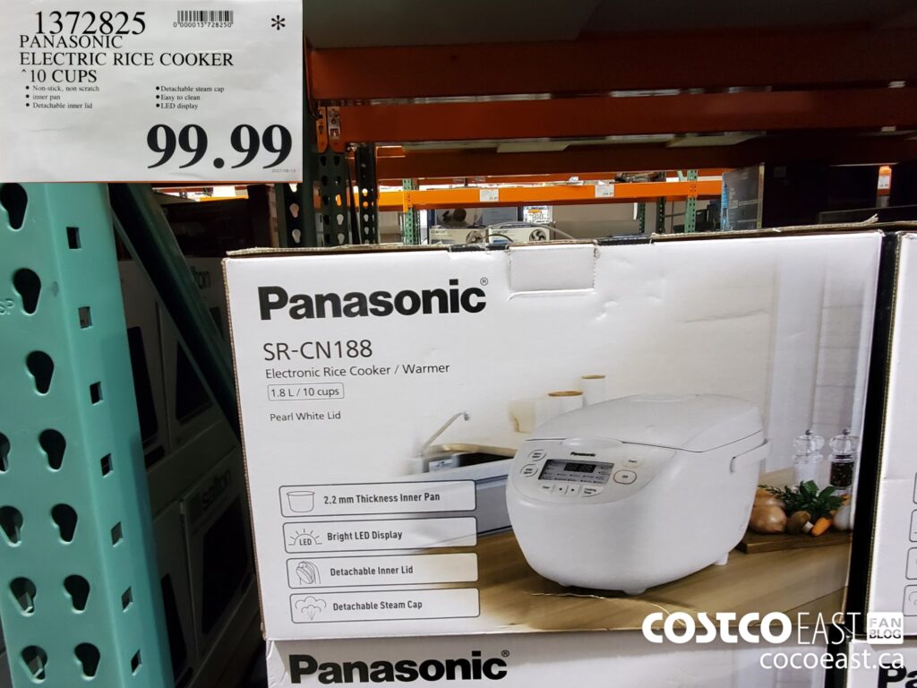 1372825 PANASONIC ELECTRIC RICE COOKER 10 CUPS 99 99 Costco East Fan Blog