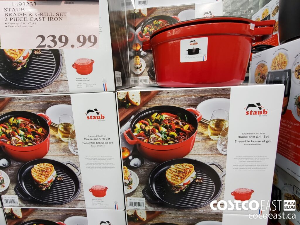 Costco Members: Staub 7 Quart Cast Iron Braise and Grill $199.99