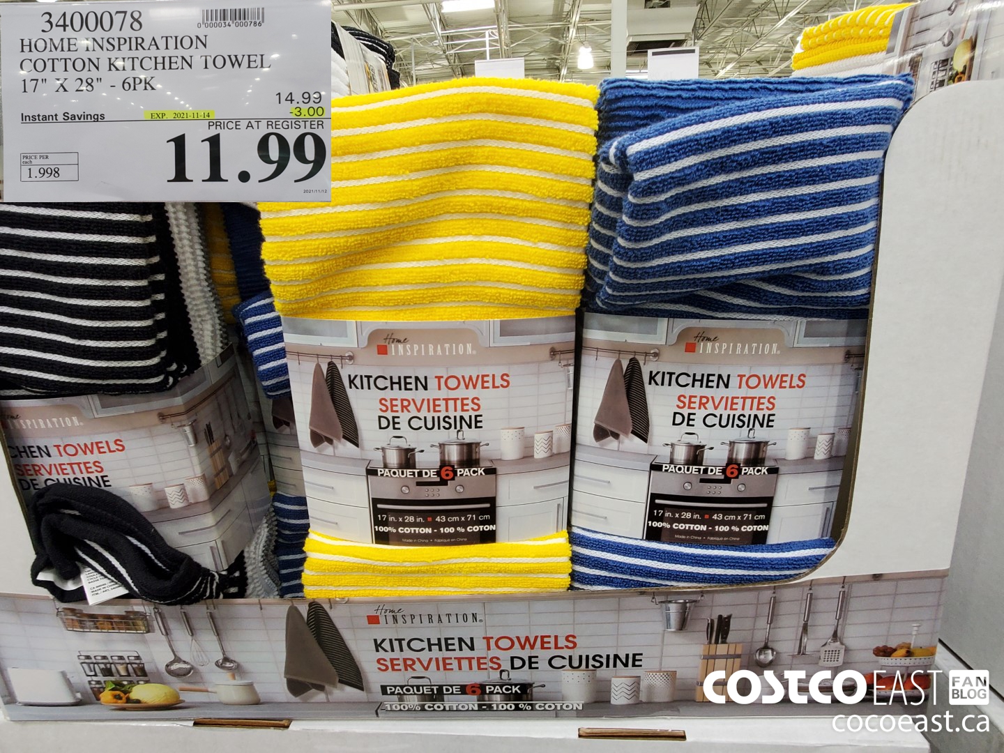149656 MARTHA STEWART KITCHEN TOWELS 6 PACK 5 00 INSTANT SAVINGS EXPIRES ON  2021 10 31 14 99 - Costco East Fan Blog
