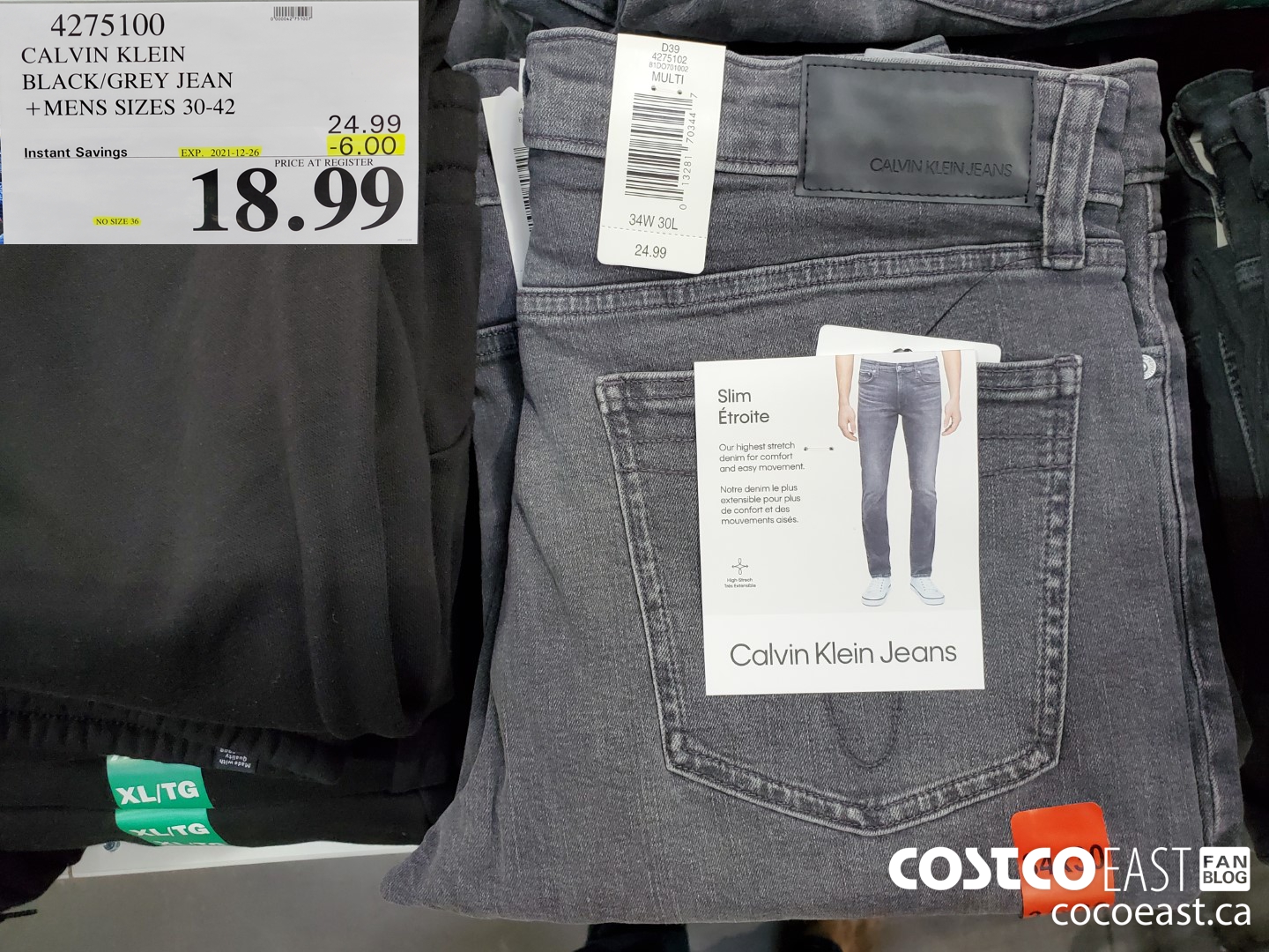 Costco calvin store klein jeans men's