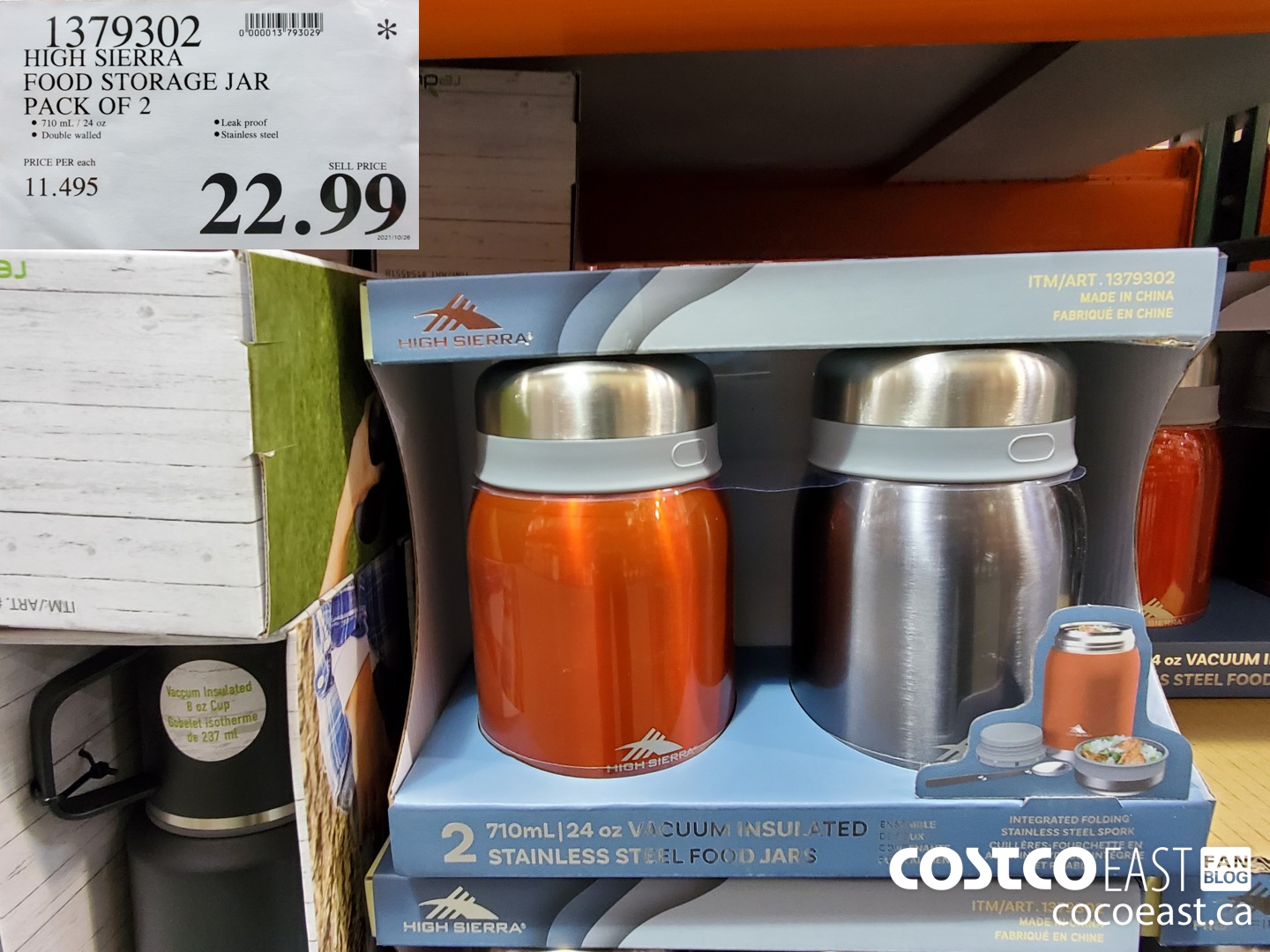 High Sierra Insulated Food Jar - Costco Sale!