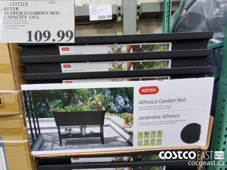 1337215 KETER ALFRESCO GARDEN BED CAPACITY 110L 109 99 Costco East