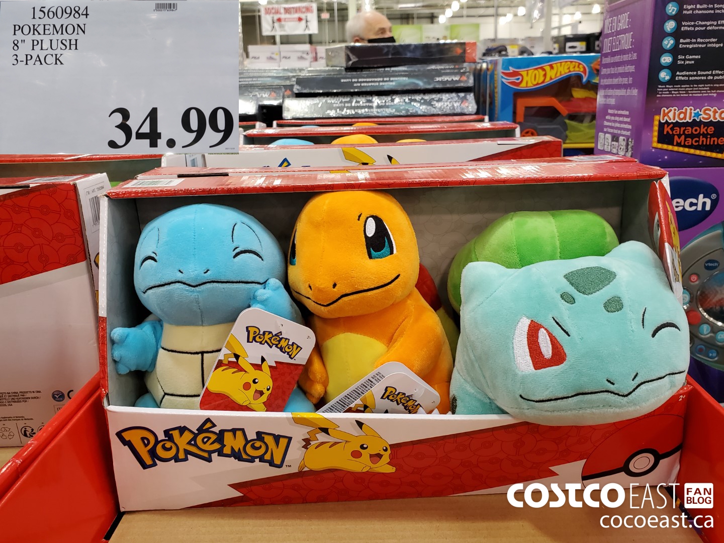 1560984 POKEMON 8 PLUSH 3 PACK 34 99 Costco East Fan Blog