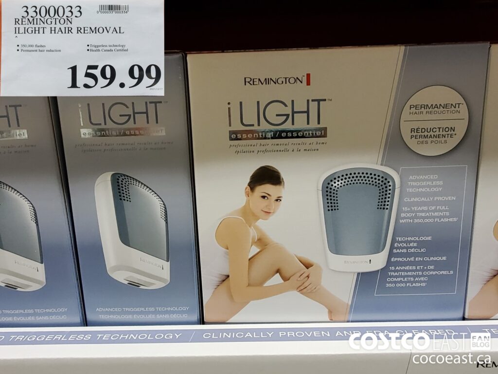 3300033 REMINGTON ILIGHT HAIR REMOVAL 159 99 Costco East Fan Blog