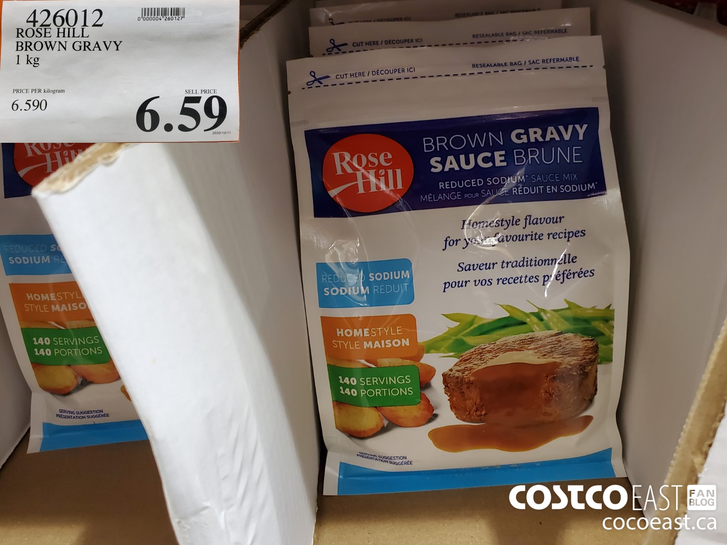 496012 ROSE HILL BROWN GRAVY 1 kg 6 59 - Costco East Fan Blog