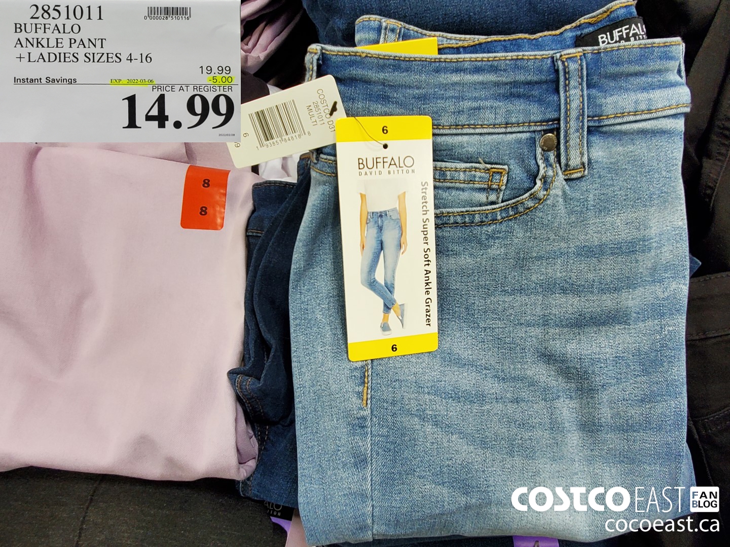 Buffalo david bitton hot sale women's pants costco