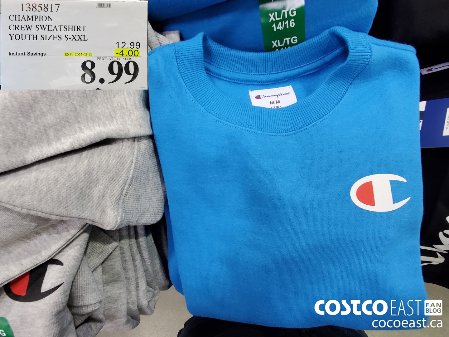 Champion sweater costco madrid best sale