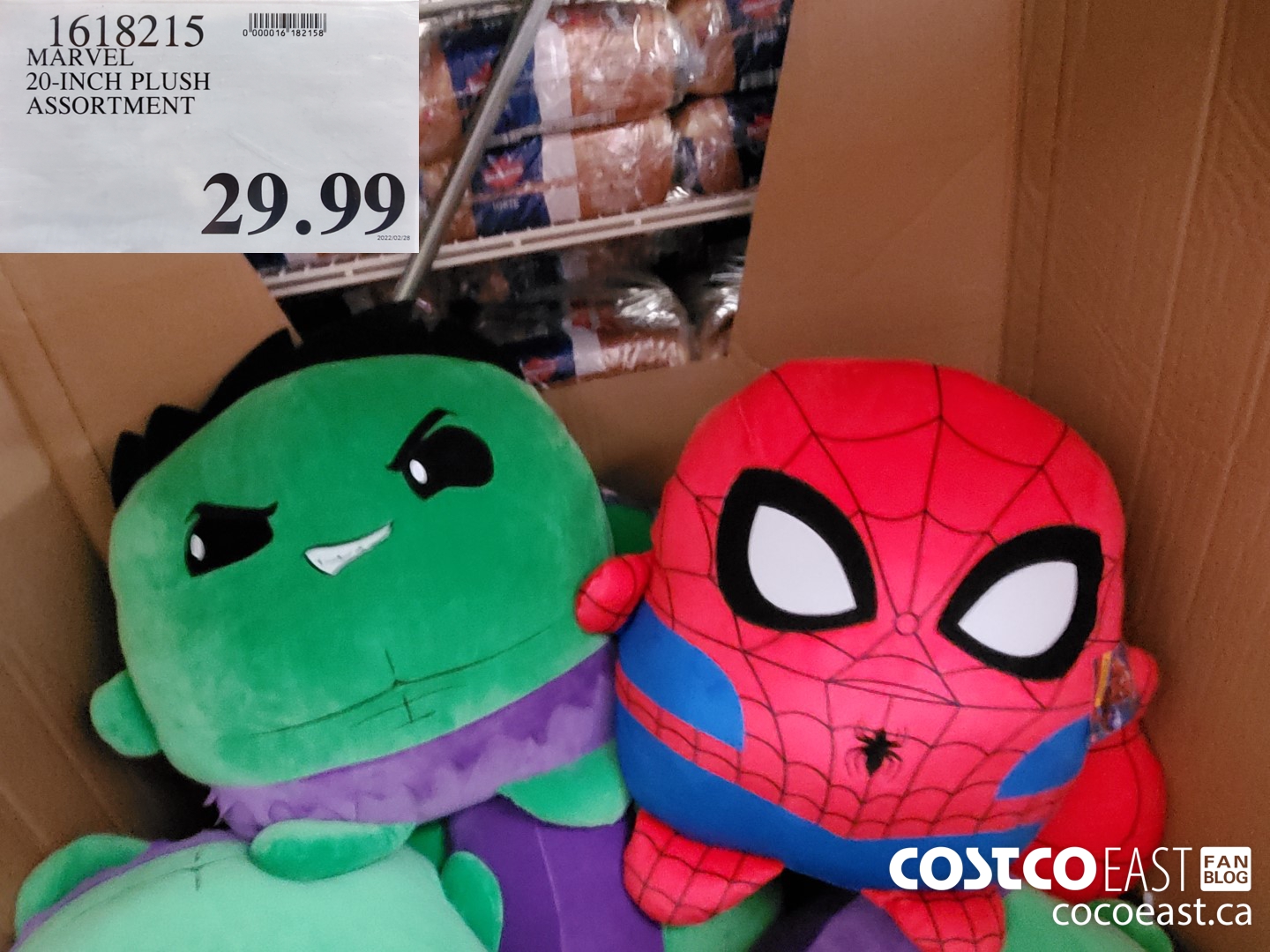 1618215 MARVEL 20 INCH PLUSH ASSORTMENT 29 99 - Costco East Fan Blog