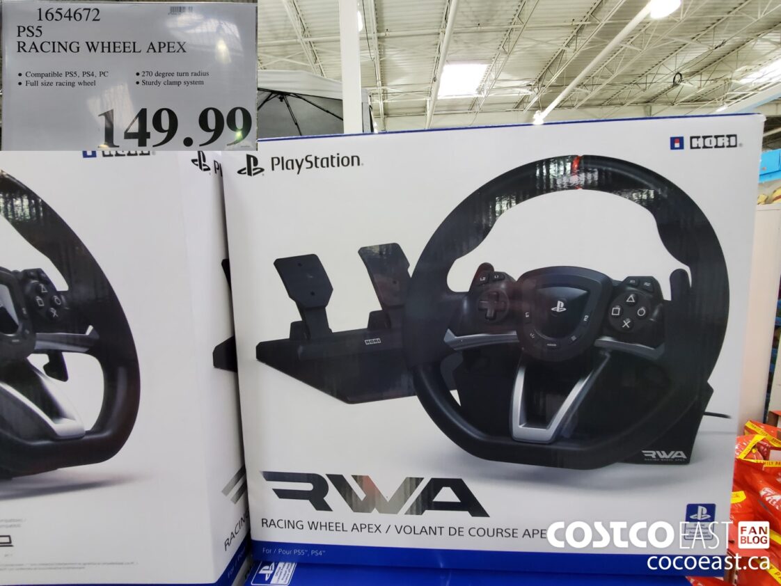 1654672 PS5 RACING WHEEL APEX 149 99 - Costco East Fan Blog