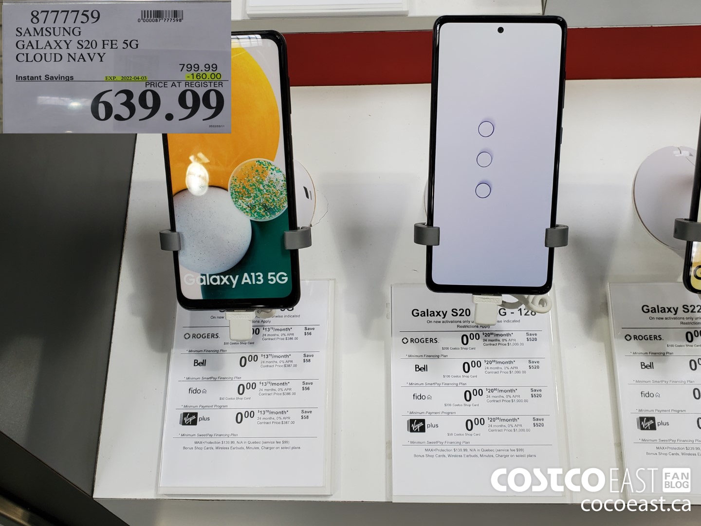 samsung s20 fe 5g costco