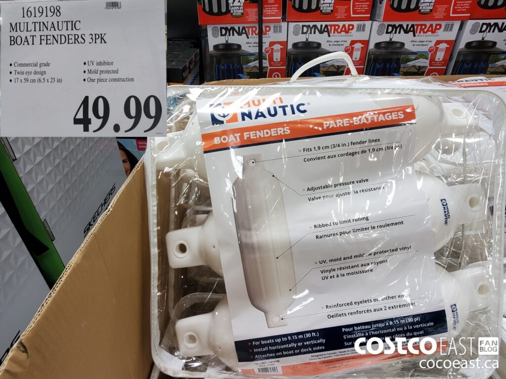 1619198 MULTINAUTIC BOAT FENDERS 3PK 49 99 Costco East Fan Blog