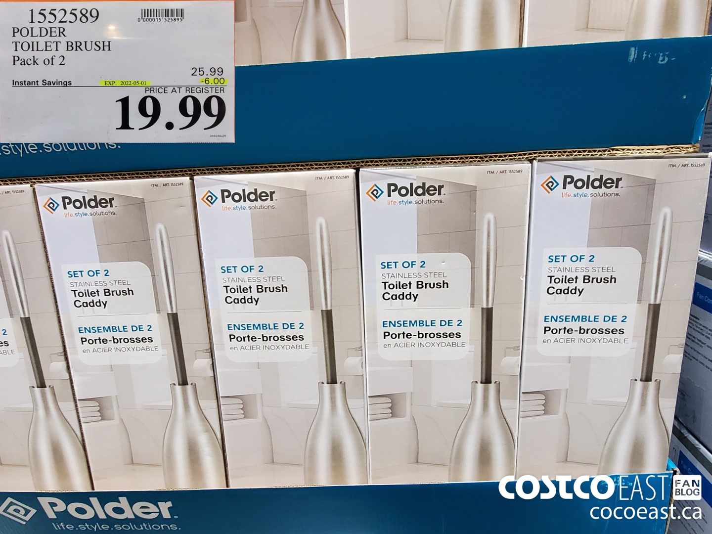 1552589 POLDER TOILET BRUSH Pack of 2 6 00 INSTANT SAVINGS EXPIRES ON ...