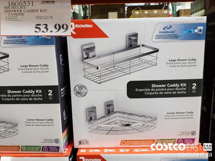 1606531 RICHELIEU SHOWER CADDY KIT 2 UNITS 53 99 Costco East Fan Blog