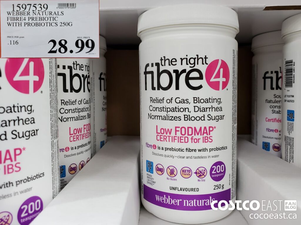 IMPORTANT RECALL NOTICE Fibre4 with Probiotics Costco Item 1597539 Costco East Fan Blog