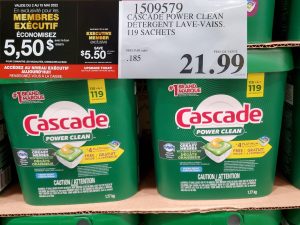 cascade dish detergent