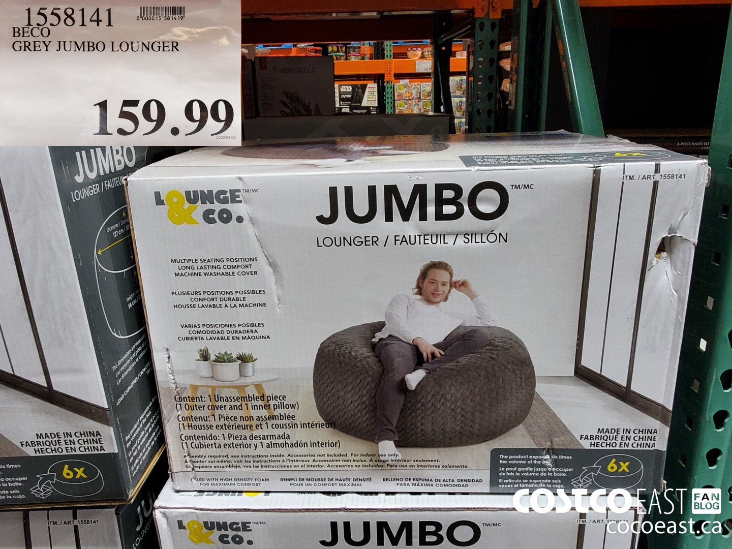 Jumbo lounger 2024 costco canada