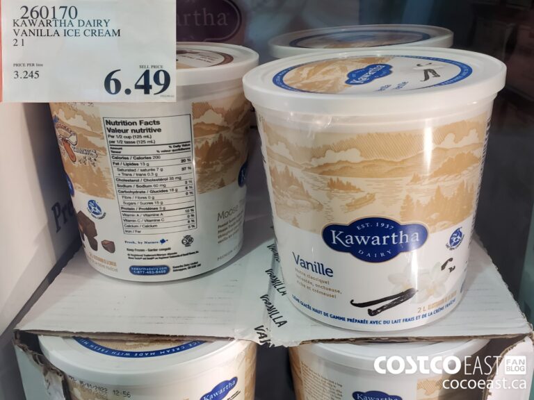 260170 KAWARTHA DAIRY VANILLA ICE CREAM 6 49 Costco East Fan Blog