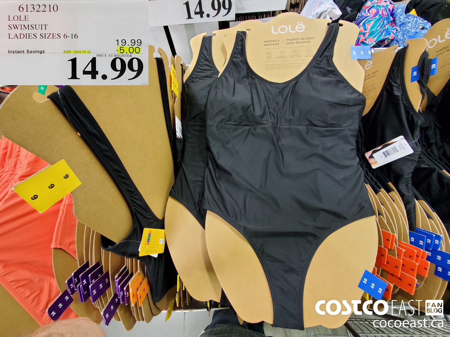 6132210 LOLE SWIMSUIT LADIES SIZES 6 16 5 00 INSTANT SAVINGS EXPIRES ON  2022 05 22 14 99 - Costco East Fan Blog