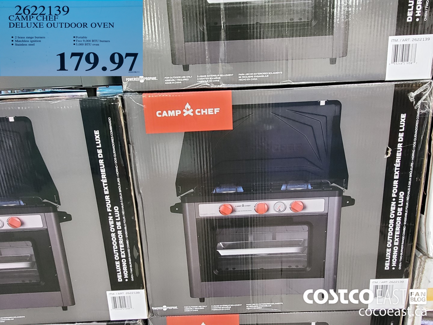 2622139 CAMP CHEF DELUXE OUTDOOR OVEN 179 97 Costco East Fan Blog