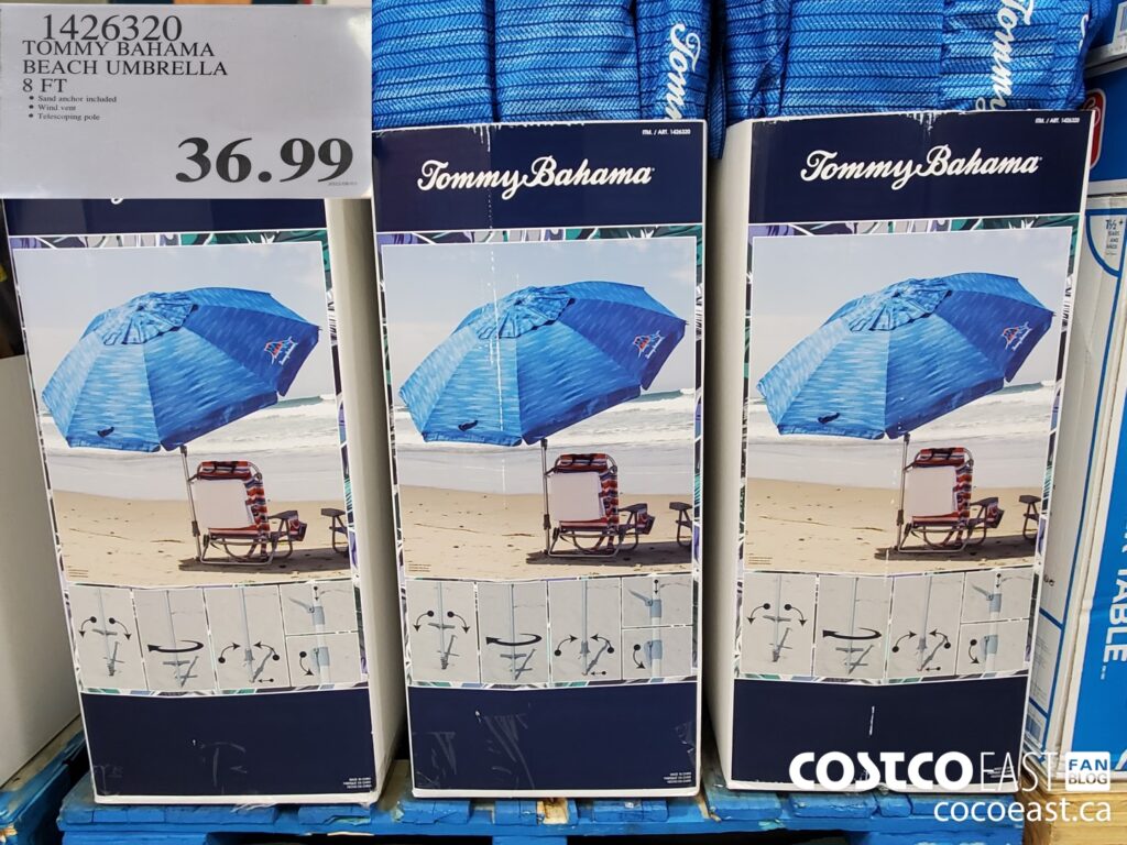 1426320 TOMMY BAHAMA BEACH UMBRELLA 8 FT 36 99 Costco East Fan Blog