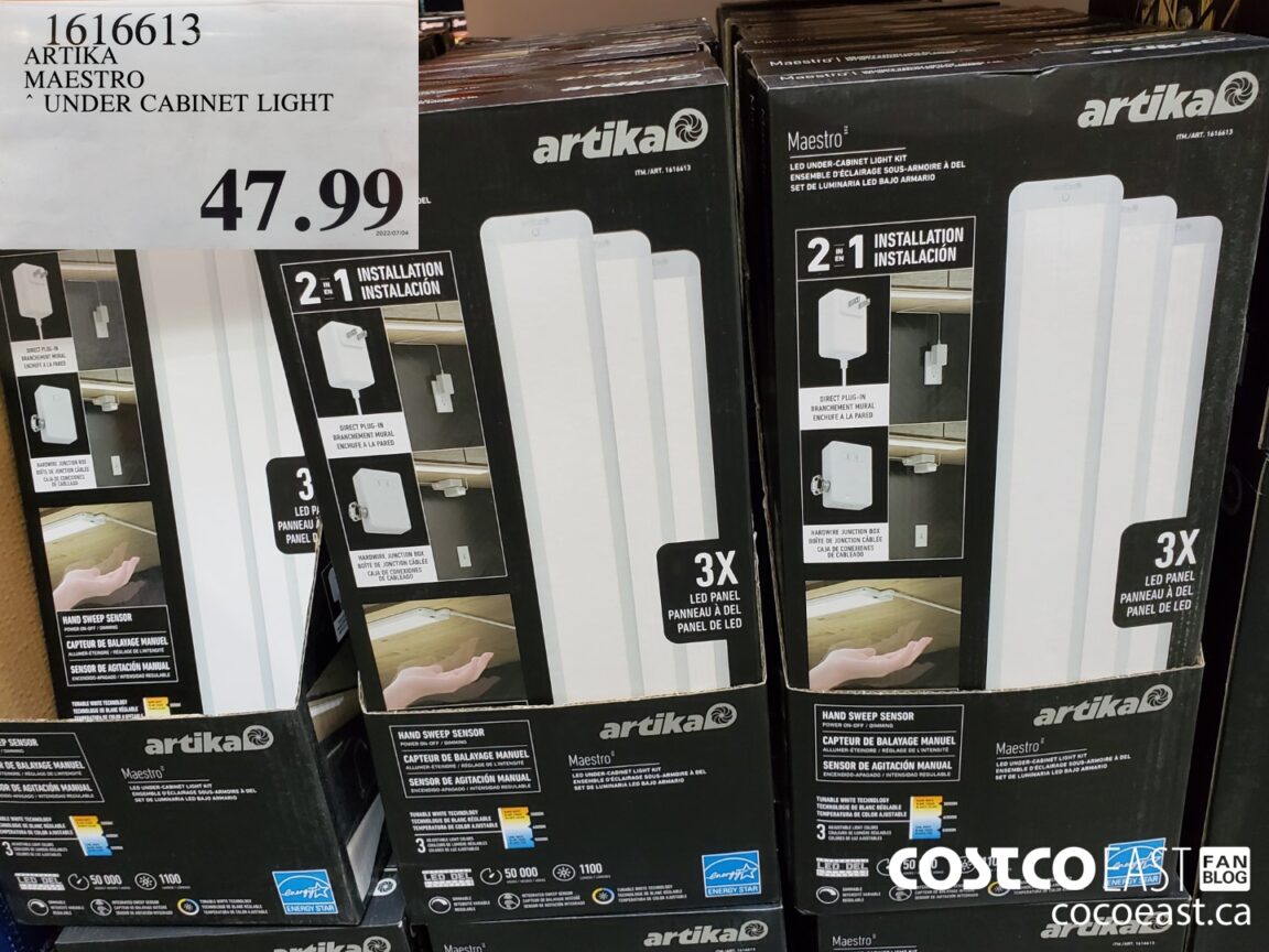 1616613 ARTIKA MAESTRO UNDER LIGHT 47 99 Costco East Fan Blog