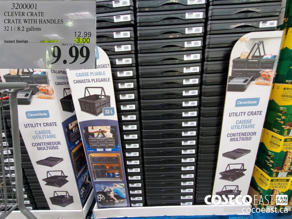 3200001 CLEVER CRATE CRATE WITH HANDLES 32 L 8 2 GALLONS 3 00 INSTANT