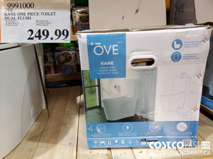 9991000 OVE KANE ONE PIECE TOILET DUAL FLUSH 249 99 Costco East Fan Blog