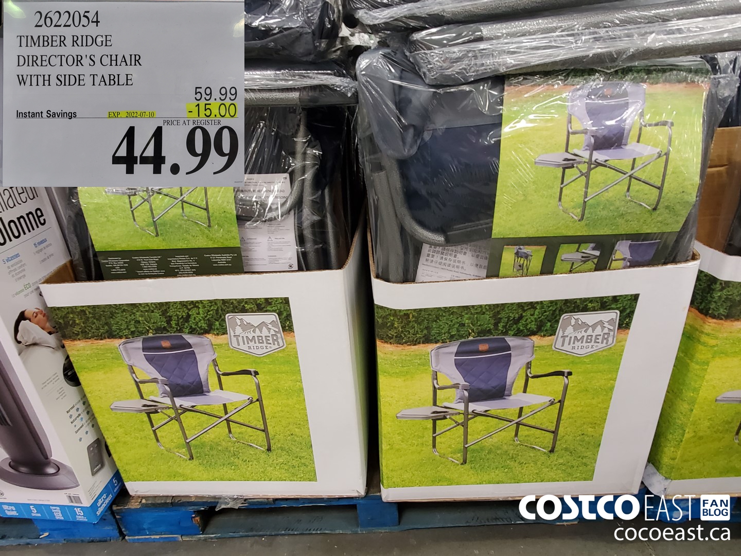 Director's chair with store side table costco