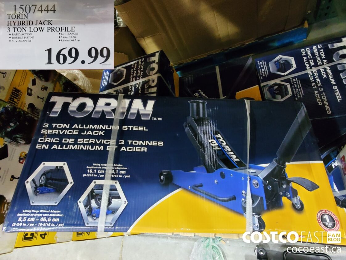1507444 TORIN HYBRID JACK 3 TON LOW PROFILE 169 99 Costco East Fan Blog