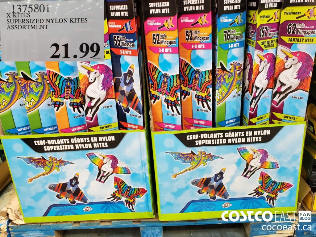 1375801 X KITES SUPERSIZED NYLON KITES ASSORTMENT 21 99 Costco East