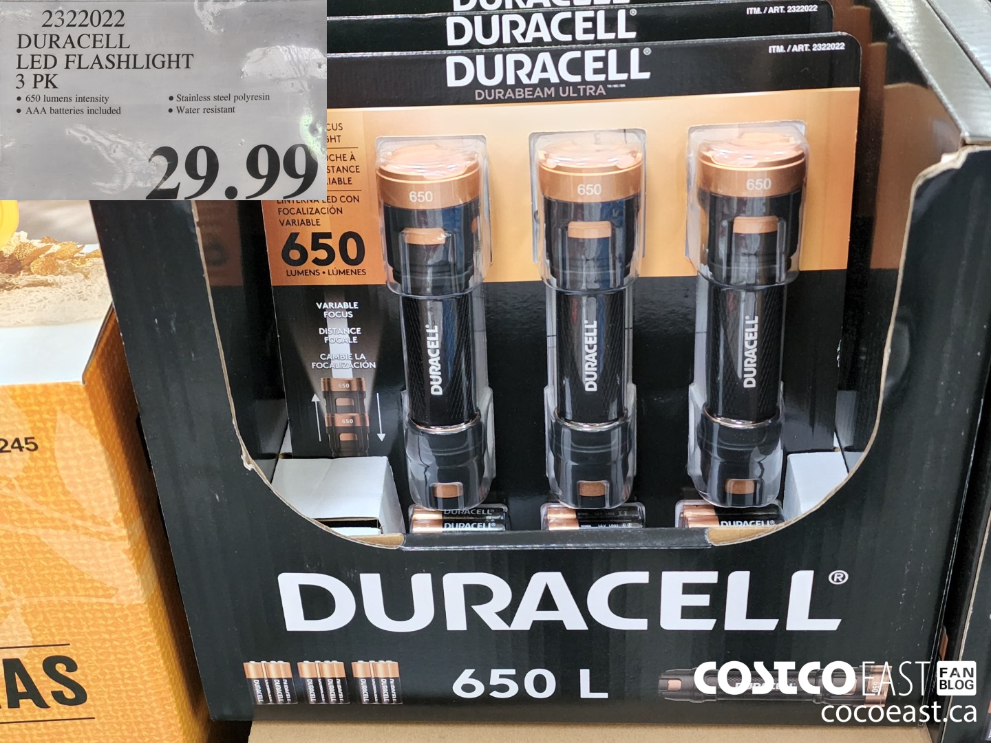 1363859 DURACELL LED LANTERN PACK OF 2 19 99 - Costco East Fan Blog