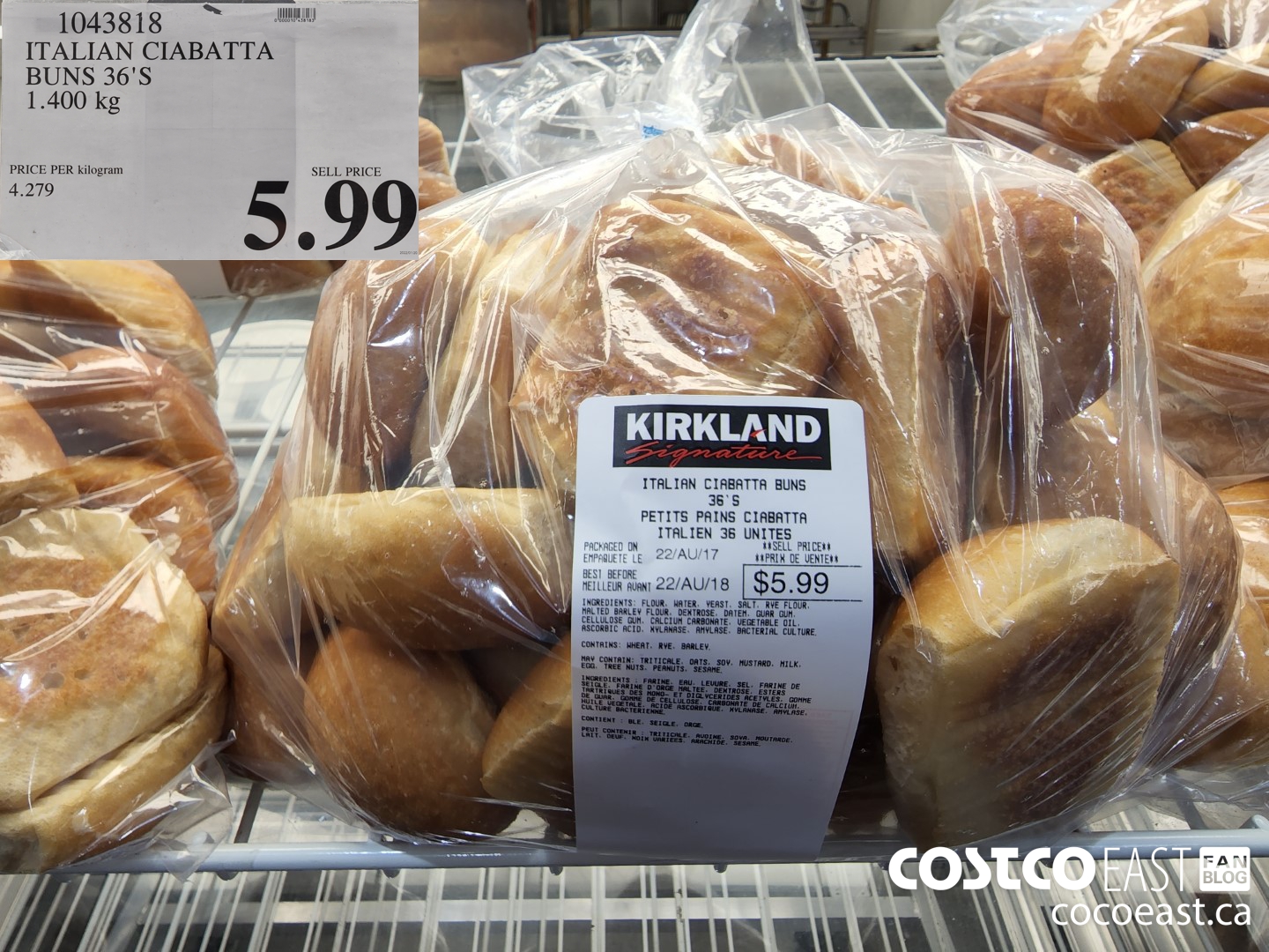 Costco Kirkland Signature Ciabatta Buns Review Costcuisine 59 OFF