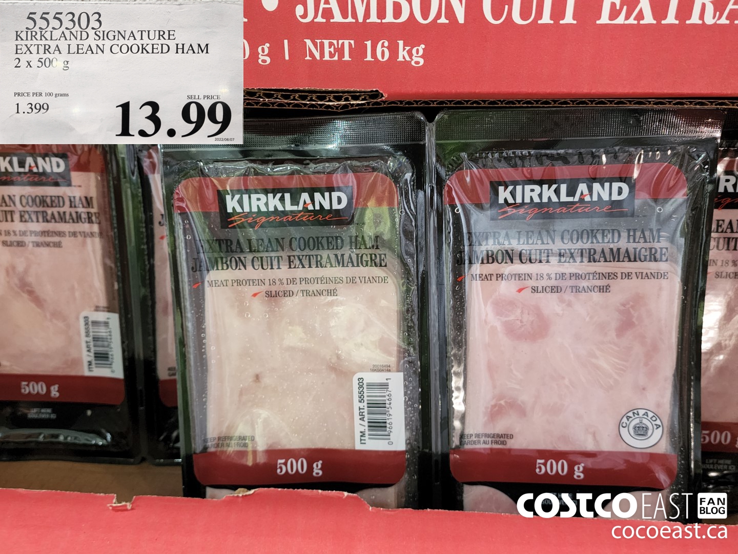 555303 KIRKLAND SIGNATURE EXTRA LEAN COOKED HAM X 500G 13, 41% OFF